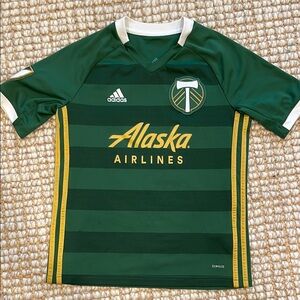 Adidas Timbers Green Soccer Jersey